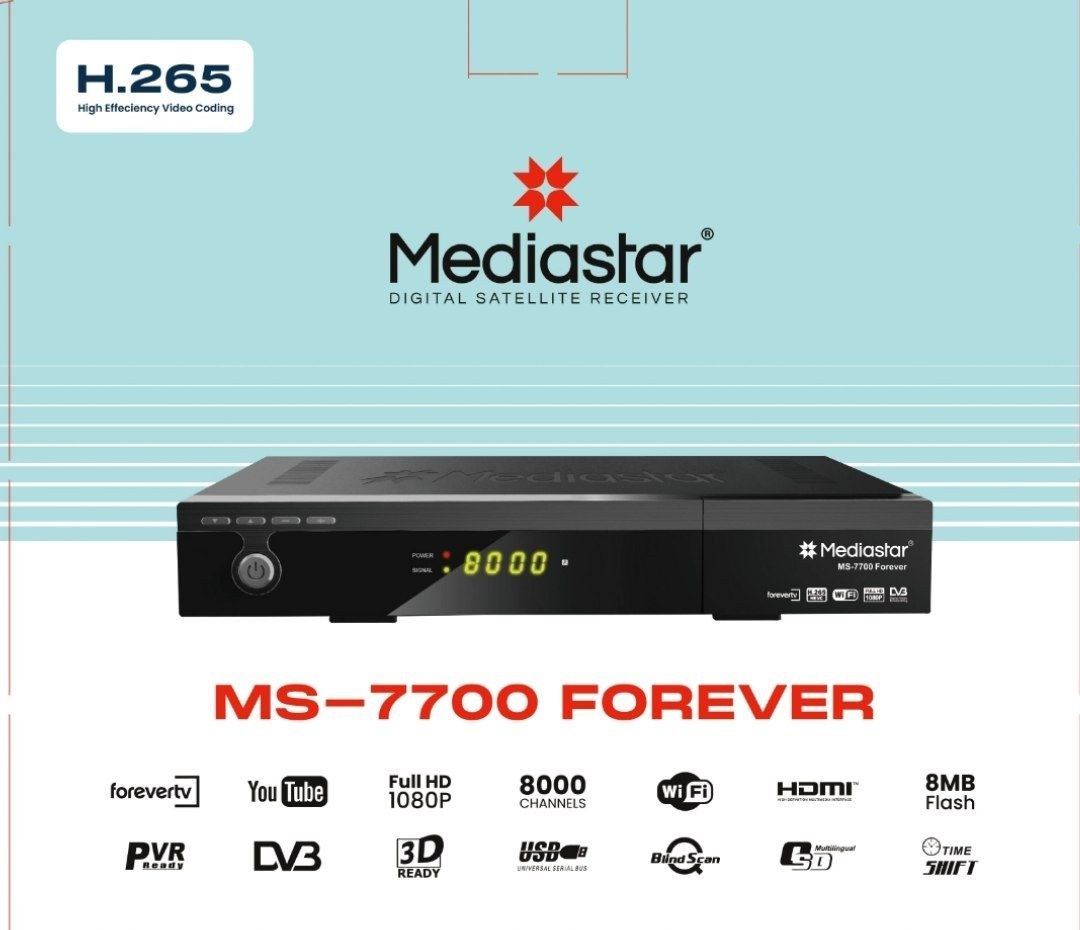 گیرنده دیجیتال مدیا استار مدل 7700 فوراور