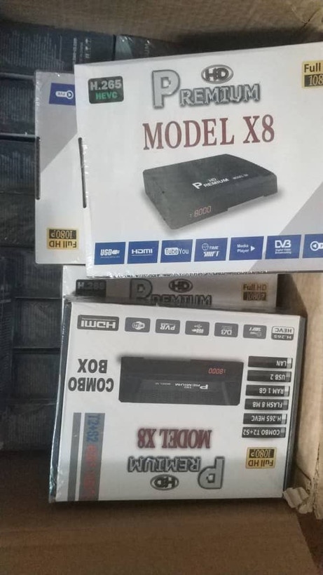 گیرنده دیجیتال پرمیوم مدل x8 فول اچ دی ده بیت رنگ H265 واقعی کمبو دارای گیرنده دیجیتال داخلی